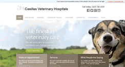 Desktop Screenshot of casillasveterinaryhospitals.com